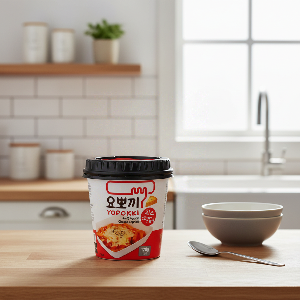 YOUNGPOONG Yopokki Tteokbokki au fromage en cup 120 g