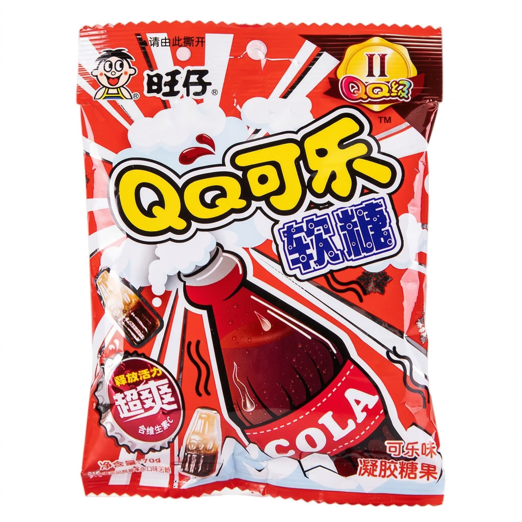 WANT WANT QQ Bonbons gélifiés saveur cola 70 g