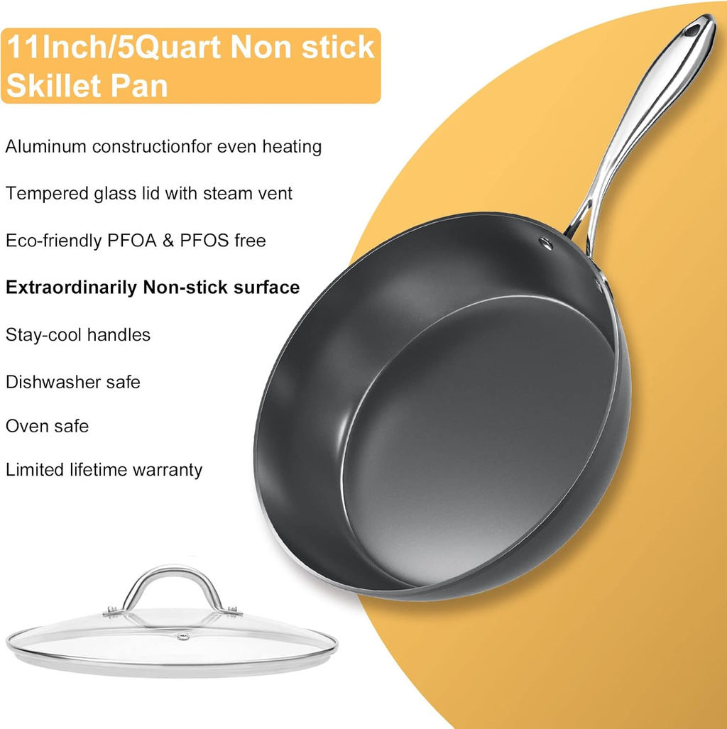 Poêle à frire 28 cm avec spatule