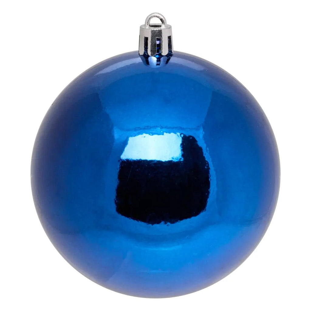 Atmosphera Lot de 18 Boules de Noel Bleu Nuit