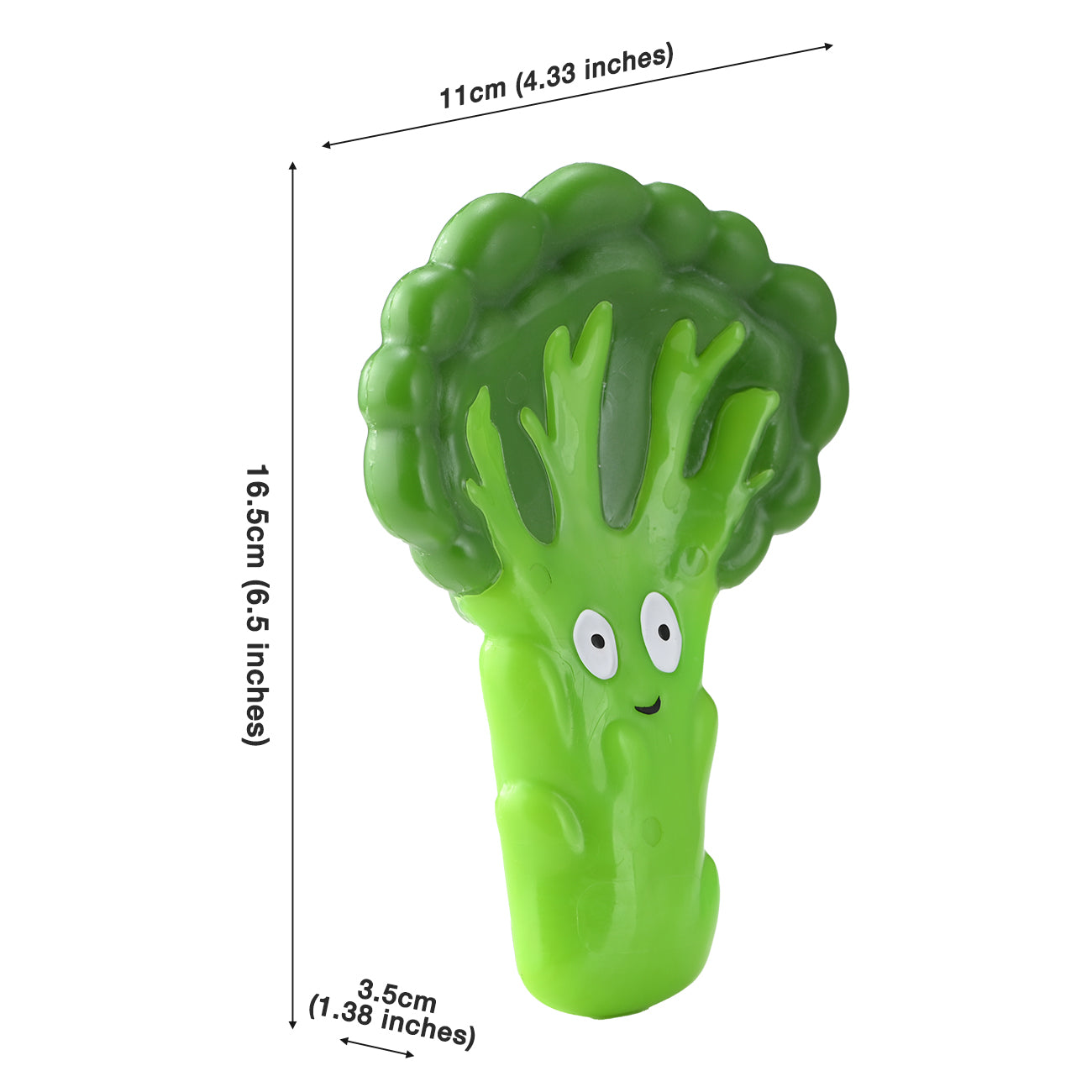Blinkit Jouet à mâcher pour chien en nylon résistant aux morsures en forme de brocoli, Interaction lancer-attraper anti-stress, Jouet à mâcher pour animal de compagnie NL01057