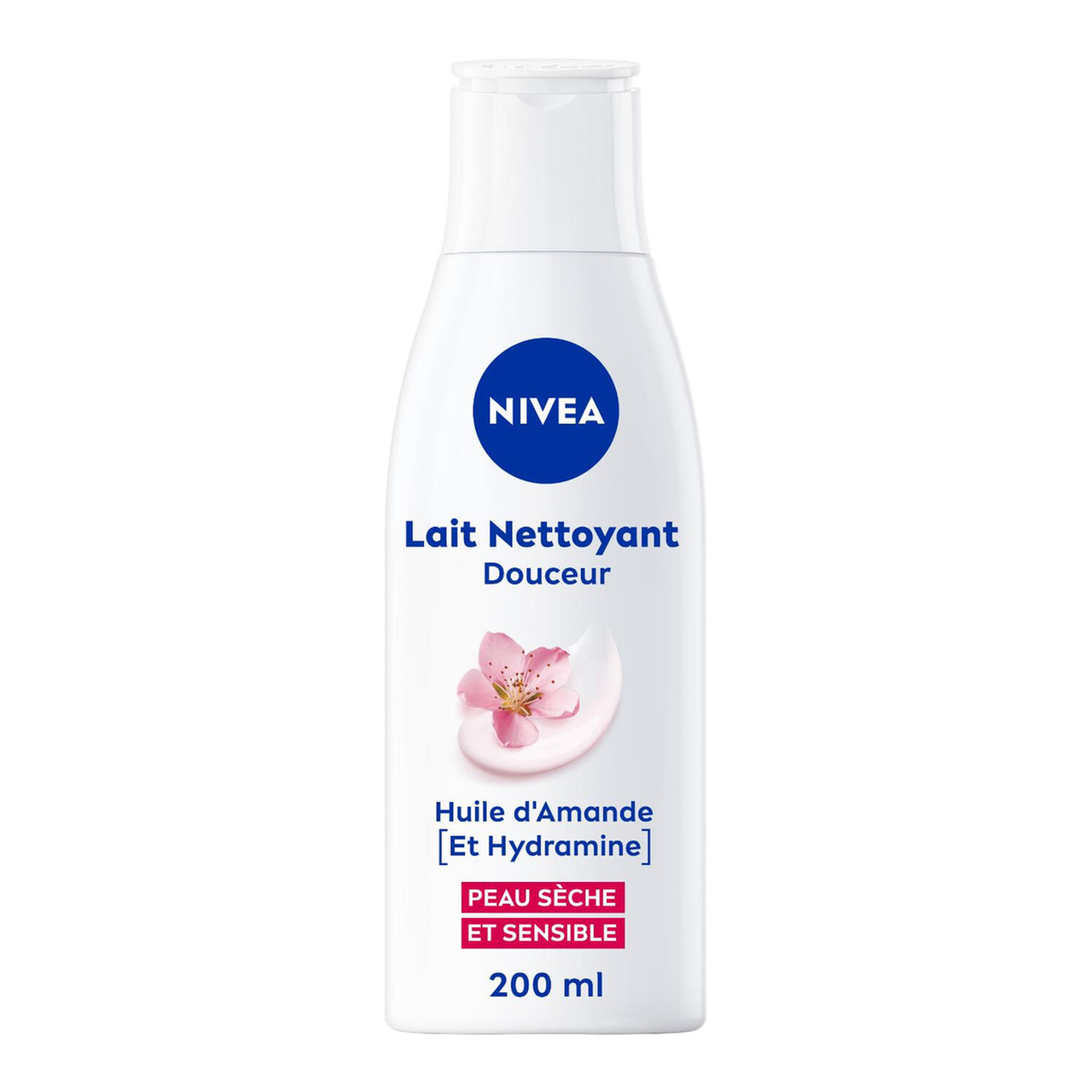 NIVEA Essentiels Lait Démaquillant Douceur Peaux Sèches 200 ml