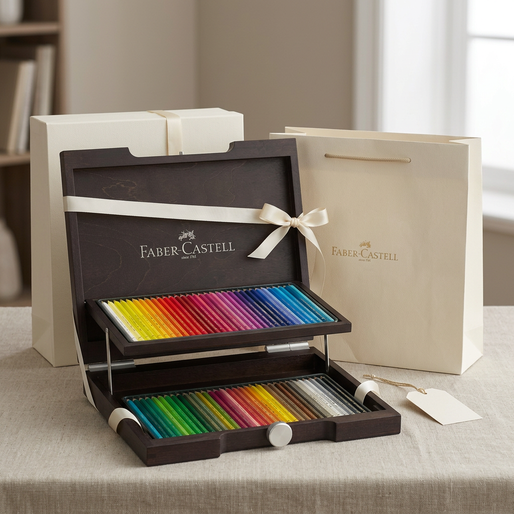 Faber-Castell Albrecht Dürer Set de Crayons Aquarelle 72 Couleurs - Boîte en Bois de Qualité Artiste