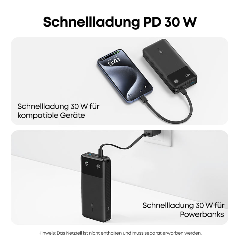 Anker Batterie Externe A1384G11 20 000 mAh Noir