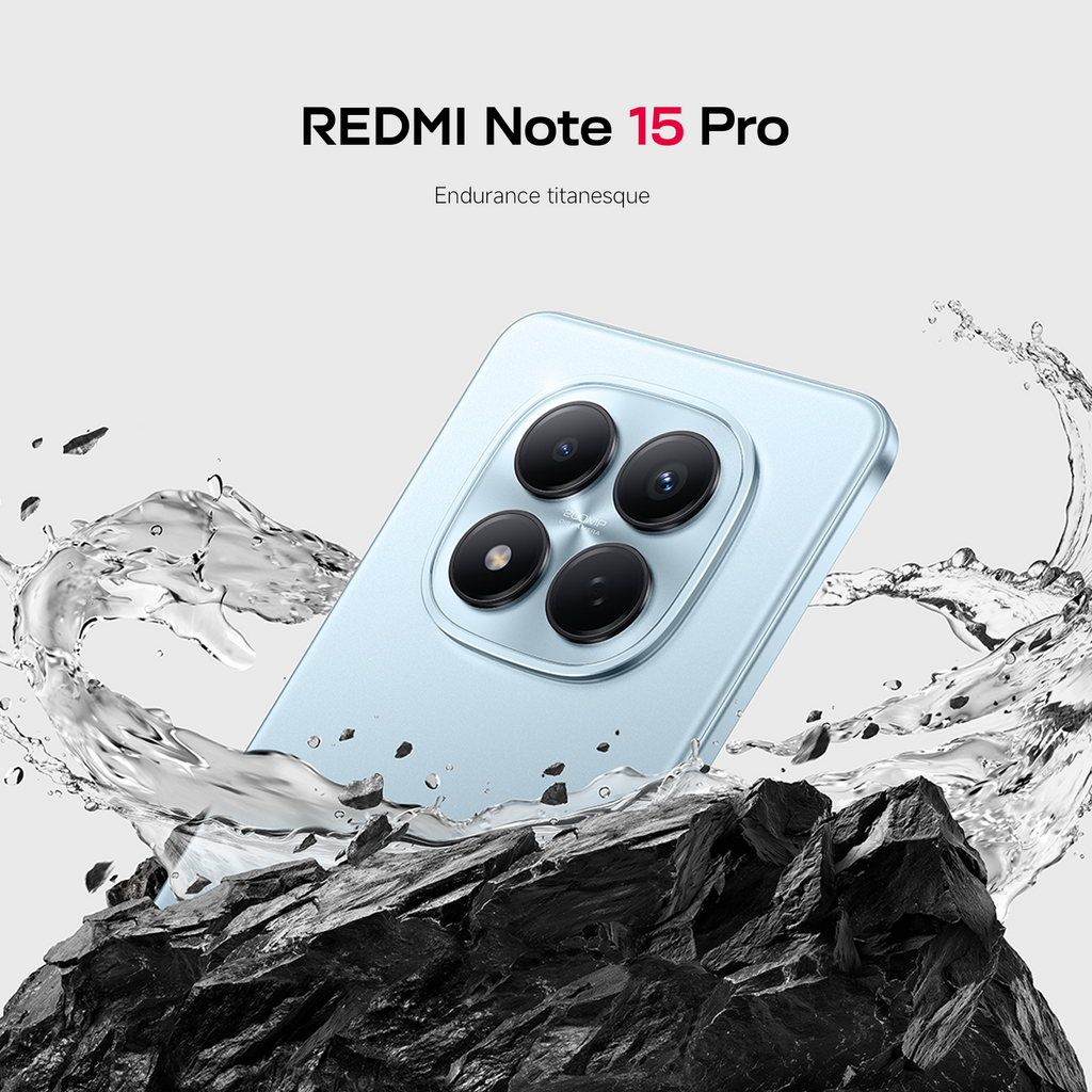 REDMI Note 15 Pro Noir 8 Go RAM 256 Go ROM Double SIM, NFC