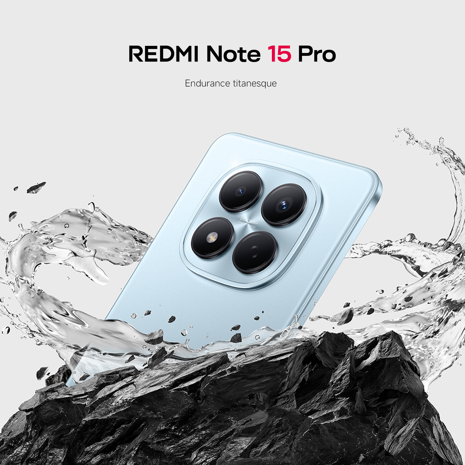 REDMI Note 15 Pro Noir 8 Go RAM 256 Go ROM Double SIM, NFC