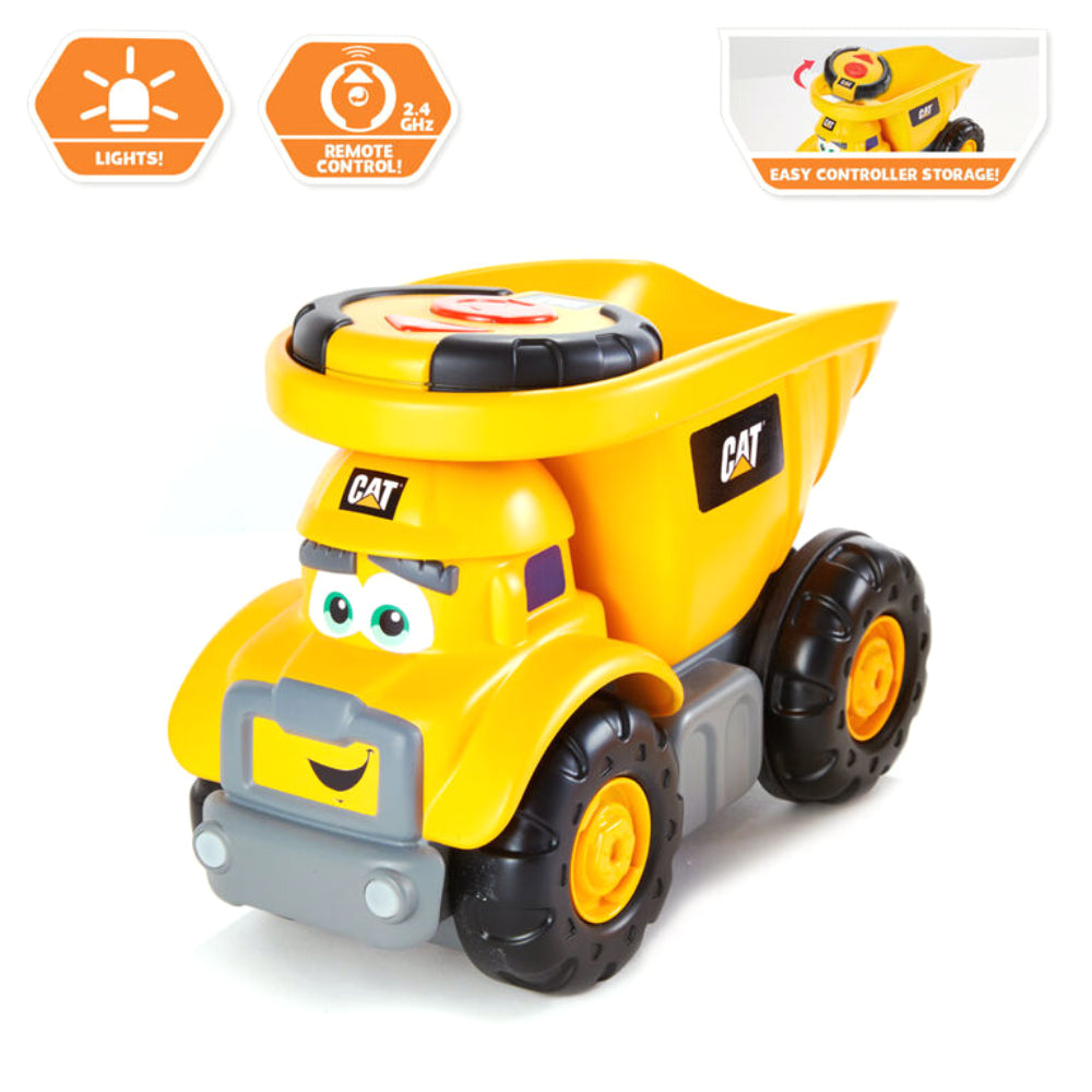 Jouet camion-benne de construction Cat Junior Crew 82454 (25 cm)
