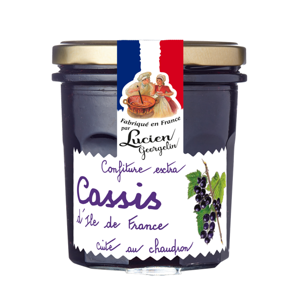 Lucien Georgelin Confiture extra de cassis, Île-de-France 350 g