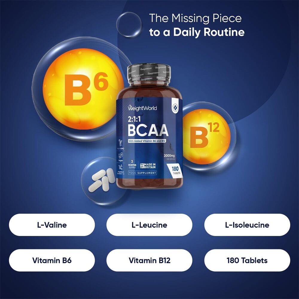 WeightWorld BCAA 2000 mg 180 comprimés