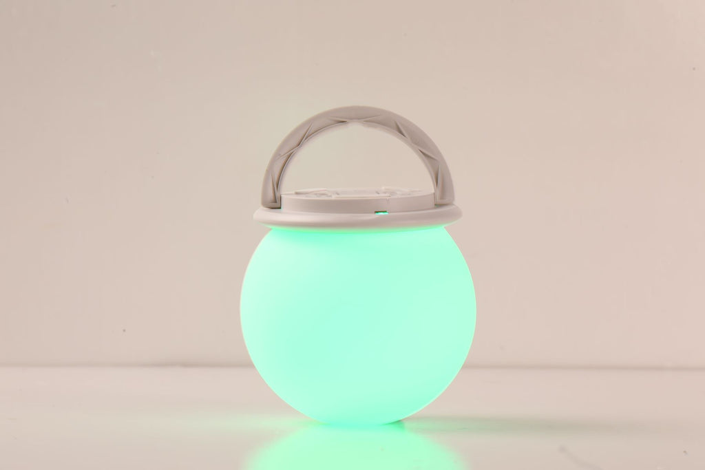 Lauvigo Veilleuse LED rechargeable avec minuterie, blanc chaud + 7 couleurs RGB, diminuabilité sans échelles, 0,9 W, 5 V-1 A, ABS + métal, pour chambre et chambre d'enfant
