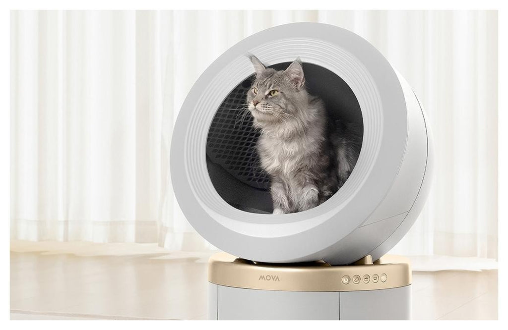 MOVA LR10 Prime White Bac à litière intelligent pour chat
