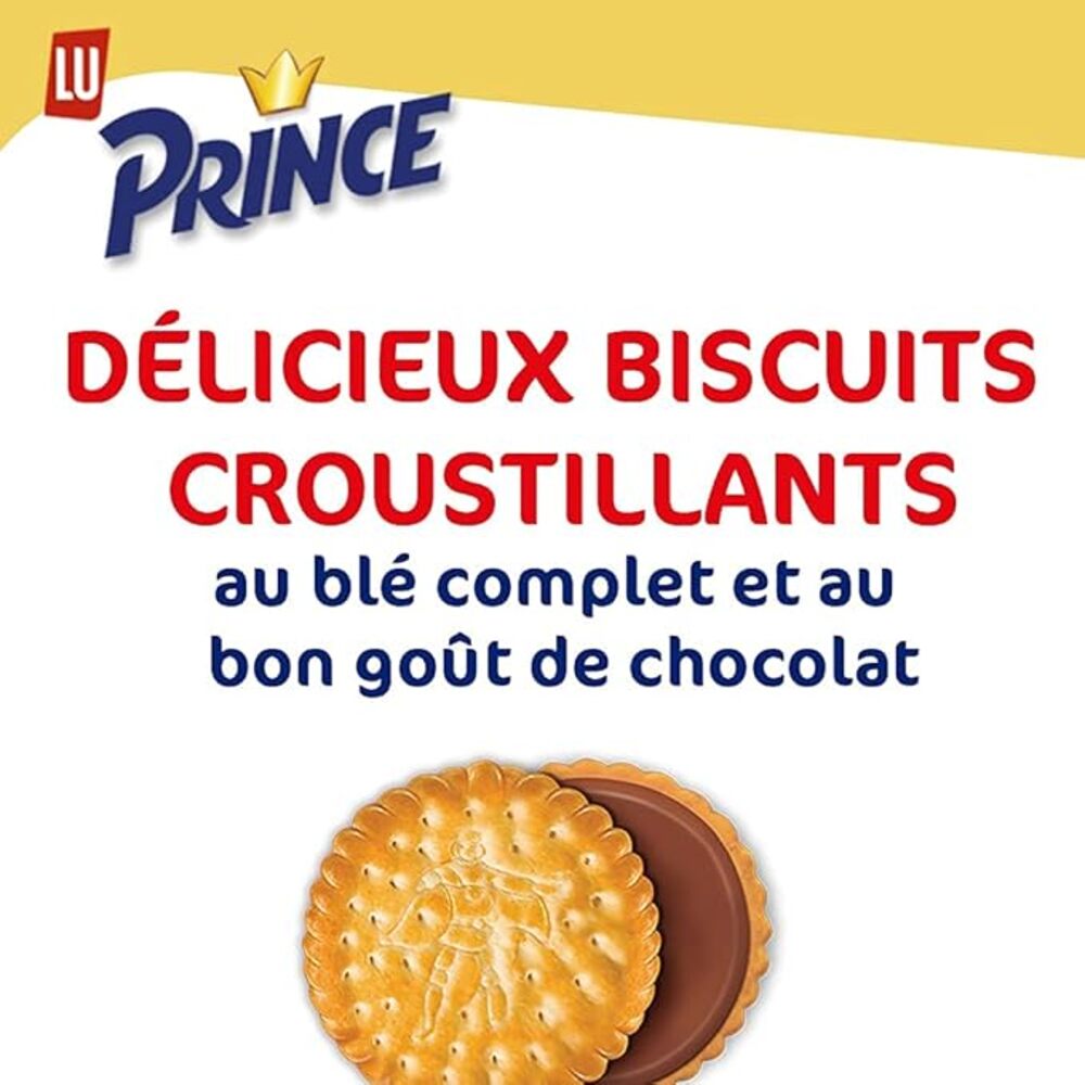 LU Prince Biscuits fourrés au chocolat au blé complet - 300 g