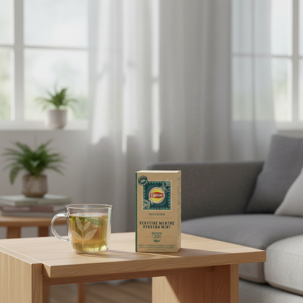 LIPTON Capsules Compatibles Nespresso Verveine menthe 10 capsules