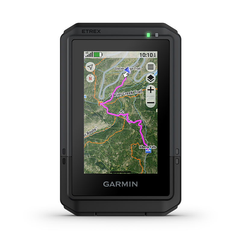 GARMIN eTrex Touch, GPS portable compact et léger, Écran tactile, Cartes et sentiers préchargés, Batterie rechargeable