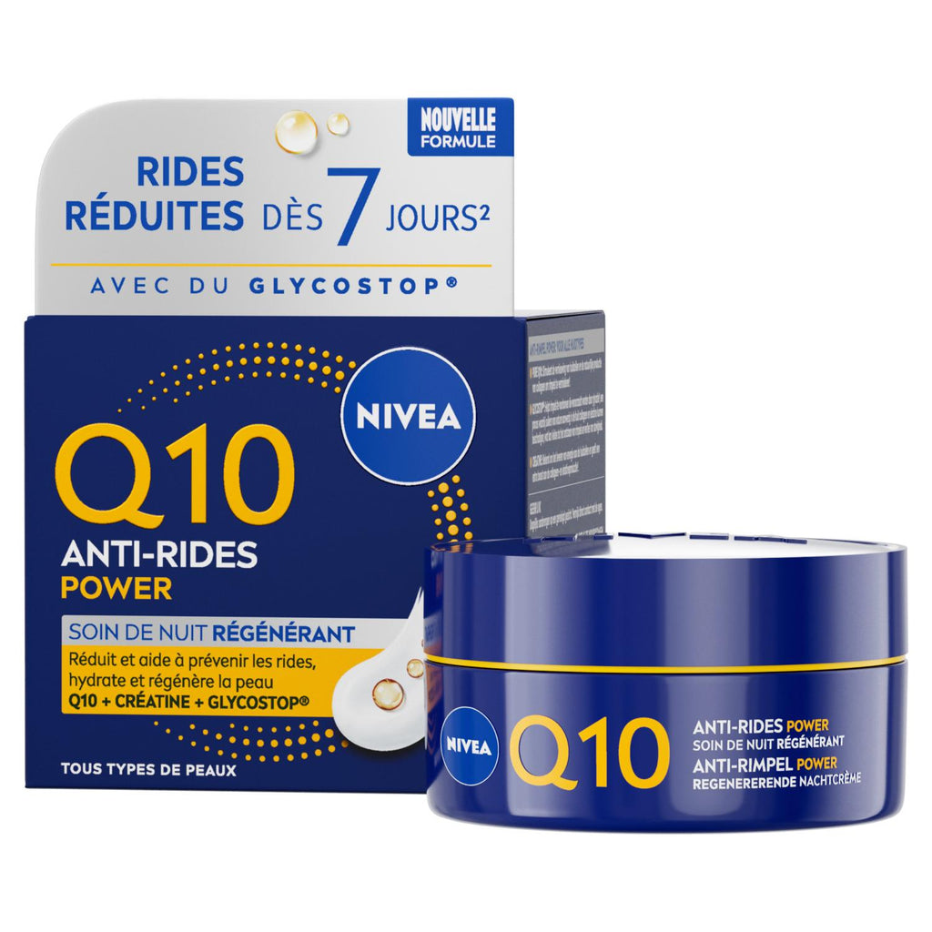 NIVEA Q10 Power Crème visage anti-rides fermeté extra soin nuit 50 ml