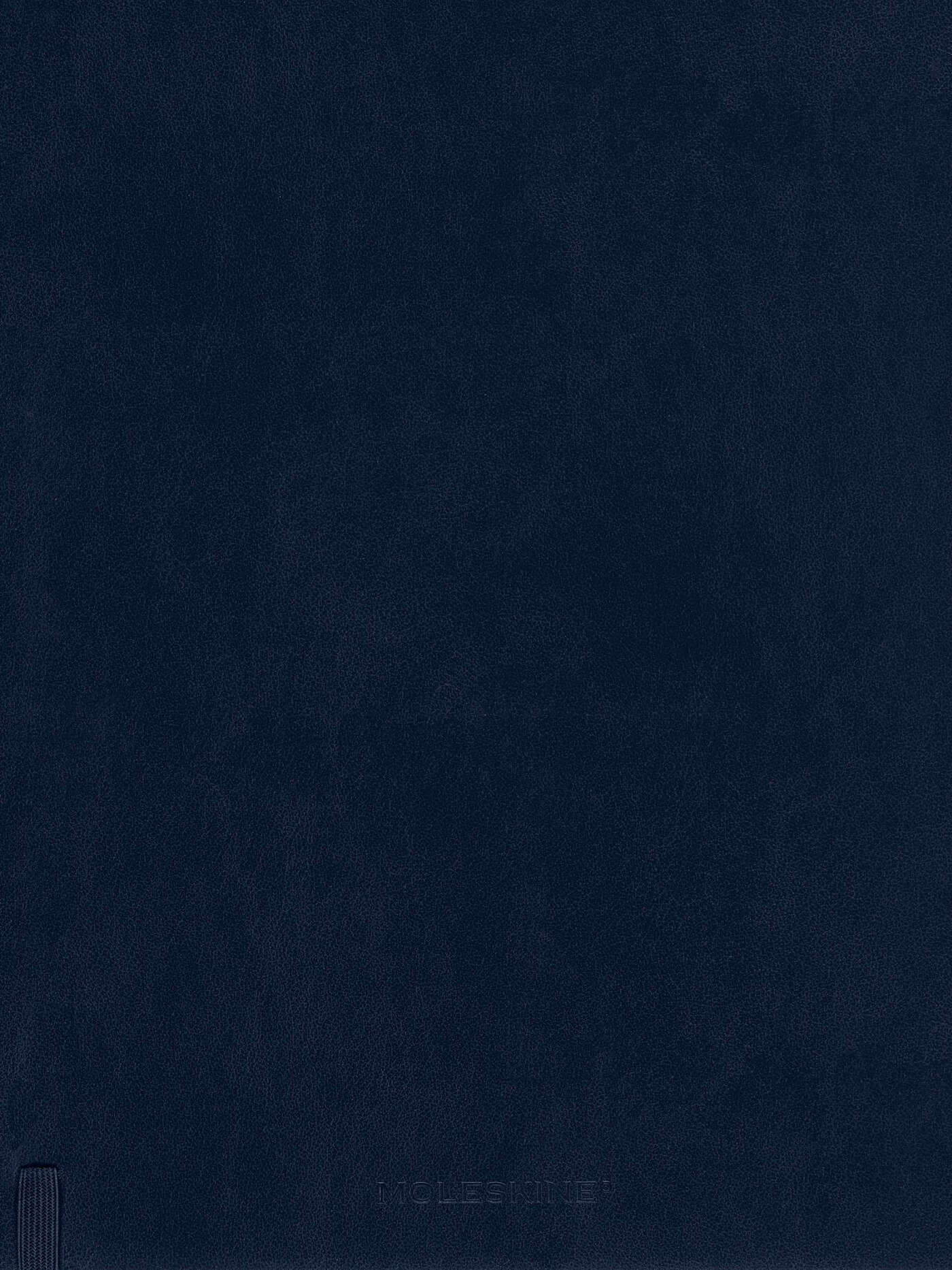 MOLESKINE Agenda semainier 12-mois format-XL souple bleu