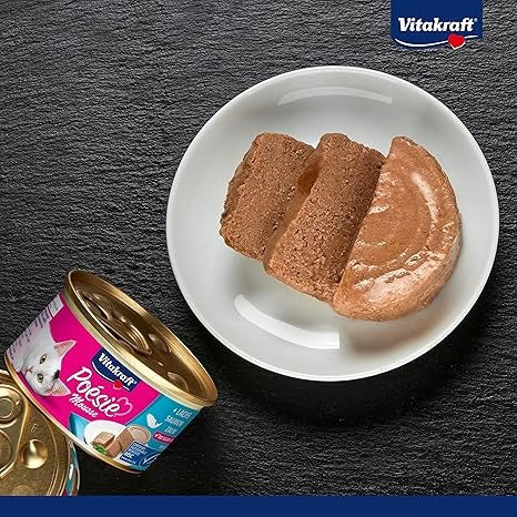 Vitakraft Poetry Mousse au saumon - Aliment humide pour chat - 85 g