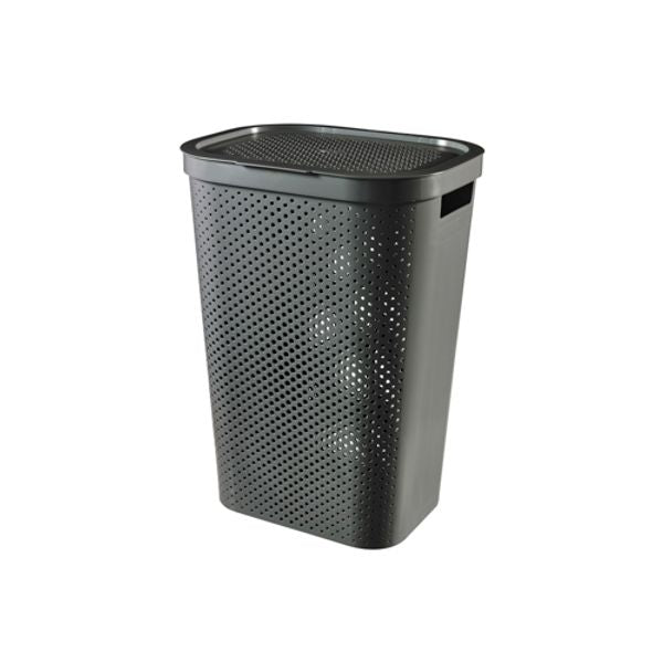 CURVER Coffre à linge INFINITY DOTS 60L 43.7 x 35.1 x 60.2 cm