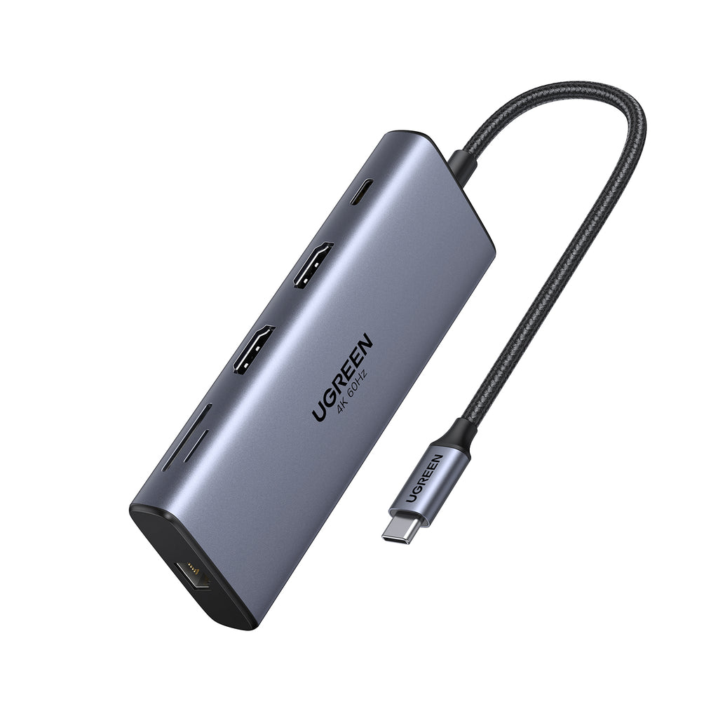 UGREEN station d'accueil Type-C 2 HDMI+2 USB-C 3.2+1 USB-A+SD/TF