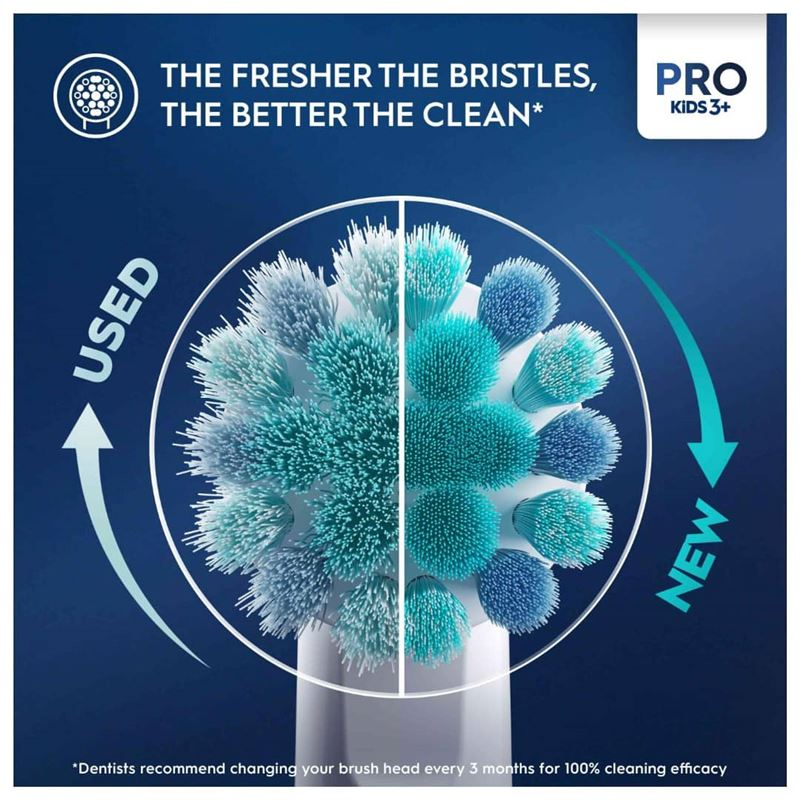 ORAL-B Pro Kids La reine des neiges Brosse à dents pour enfant - Blanc/rose