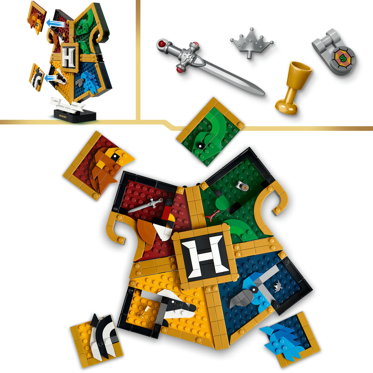 LEGO Harry Potter™ 76462 Le blason des maisons de Poudlard