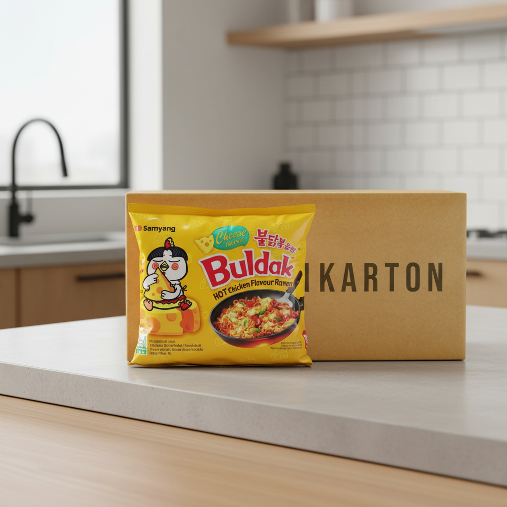 SAMYANG Buldak Nouilles instantanées saveur poulet épicé et fromage - 40 x 140 g