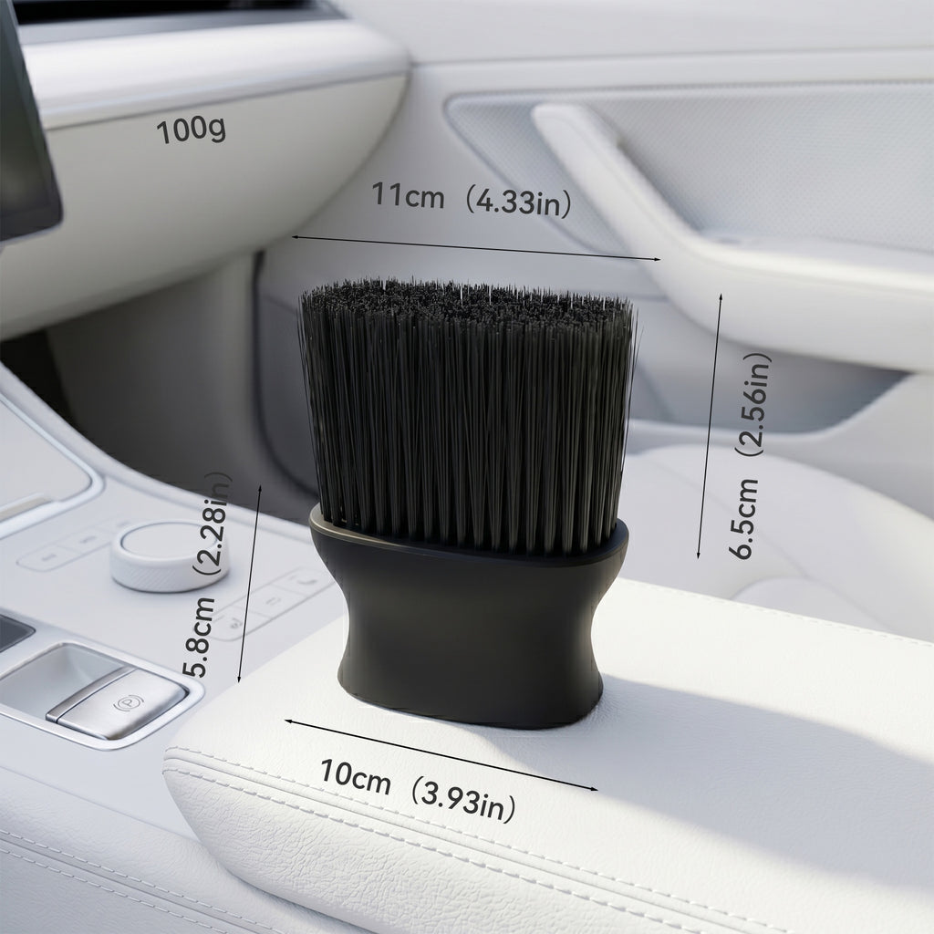 Brosse de detailing automobile, Brosse de nettoyage voiture, Plumeau, Brosse de détail à poils doux pour fissures, Brosse dépoussiérante