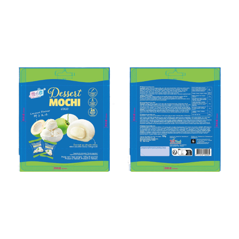 Yuki & Love Dessert noix de coco et chocolat blanc 120 g