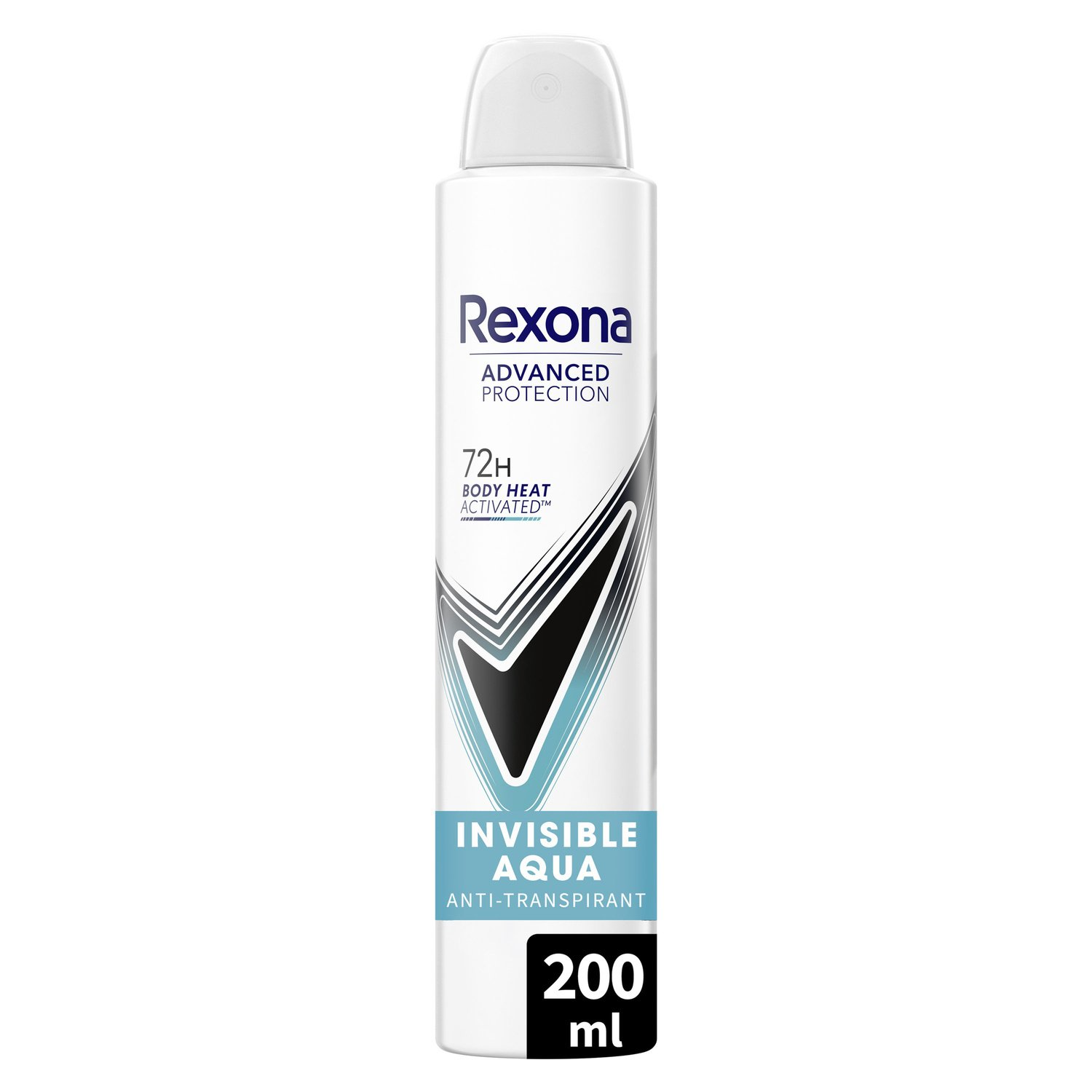 REXONA Invisible Aqua Déodorant Spray Corporel 72 h - 200 mL