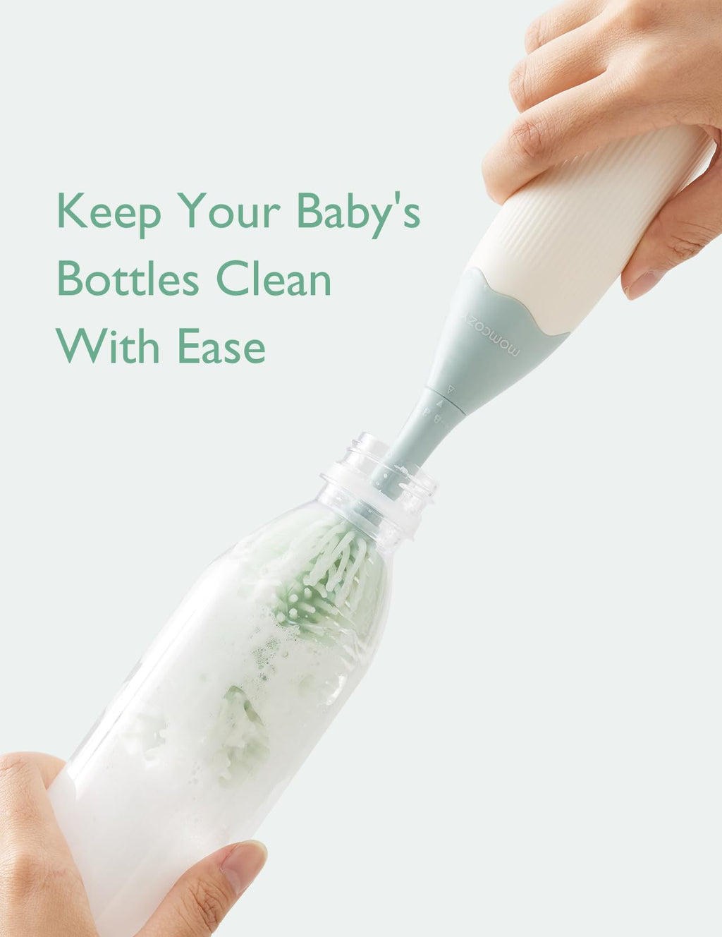 Momcozy Ensemble De Brosses De Nettoyage Pour Bouteilles Moussantes À Pression LS002 Vert 1 Ensemble
