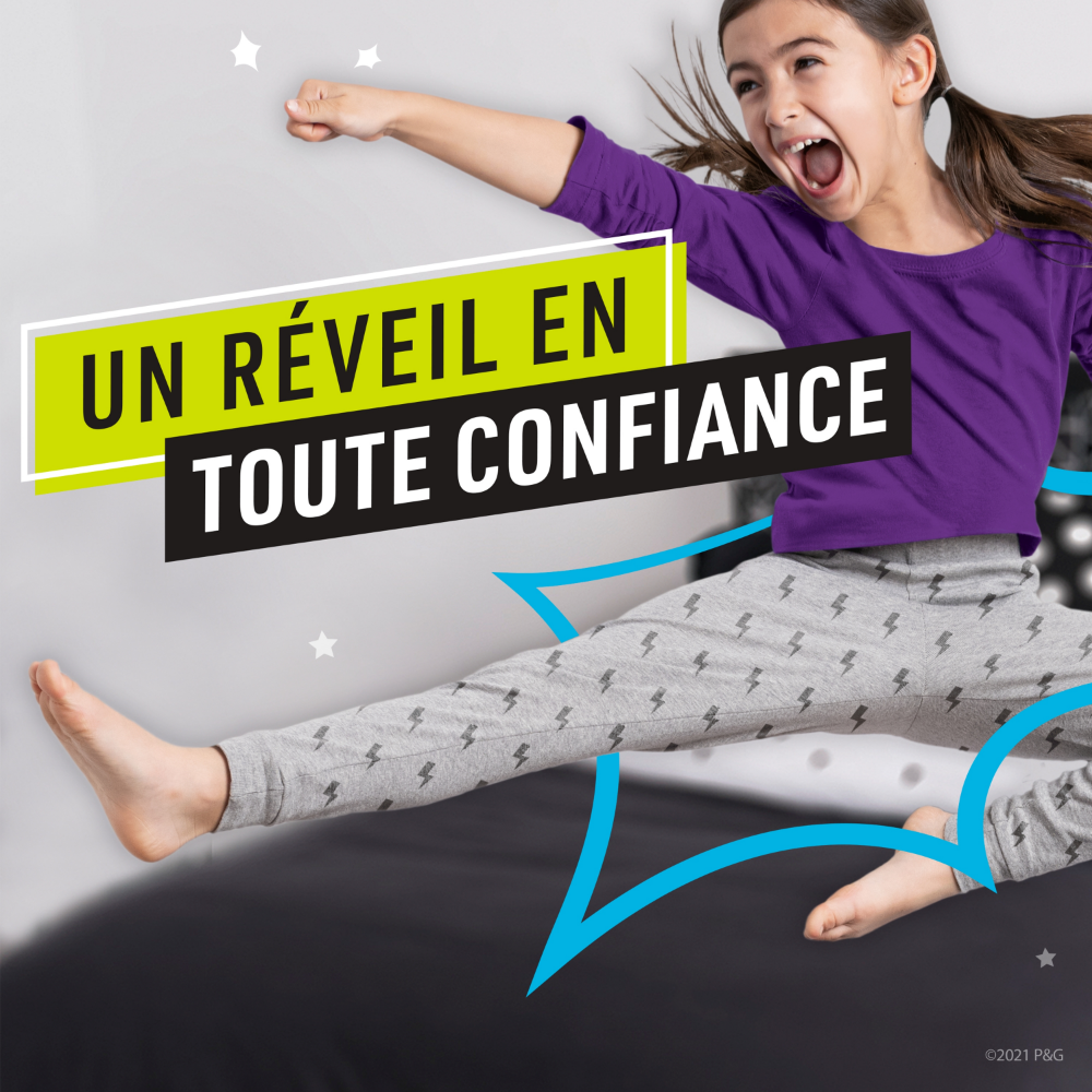 Pampers Ninjamas Culottes de nuit Rose, 8-12 ans, 9 couches
