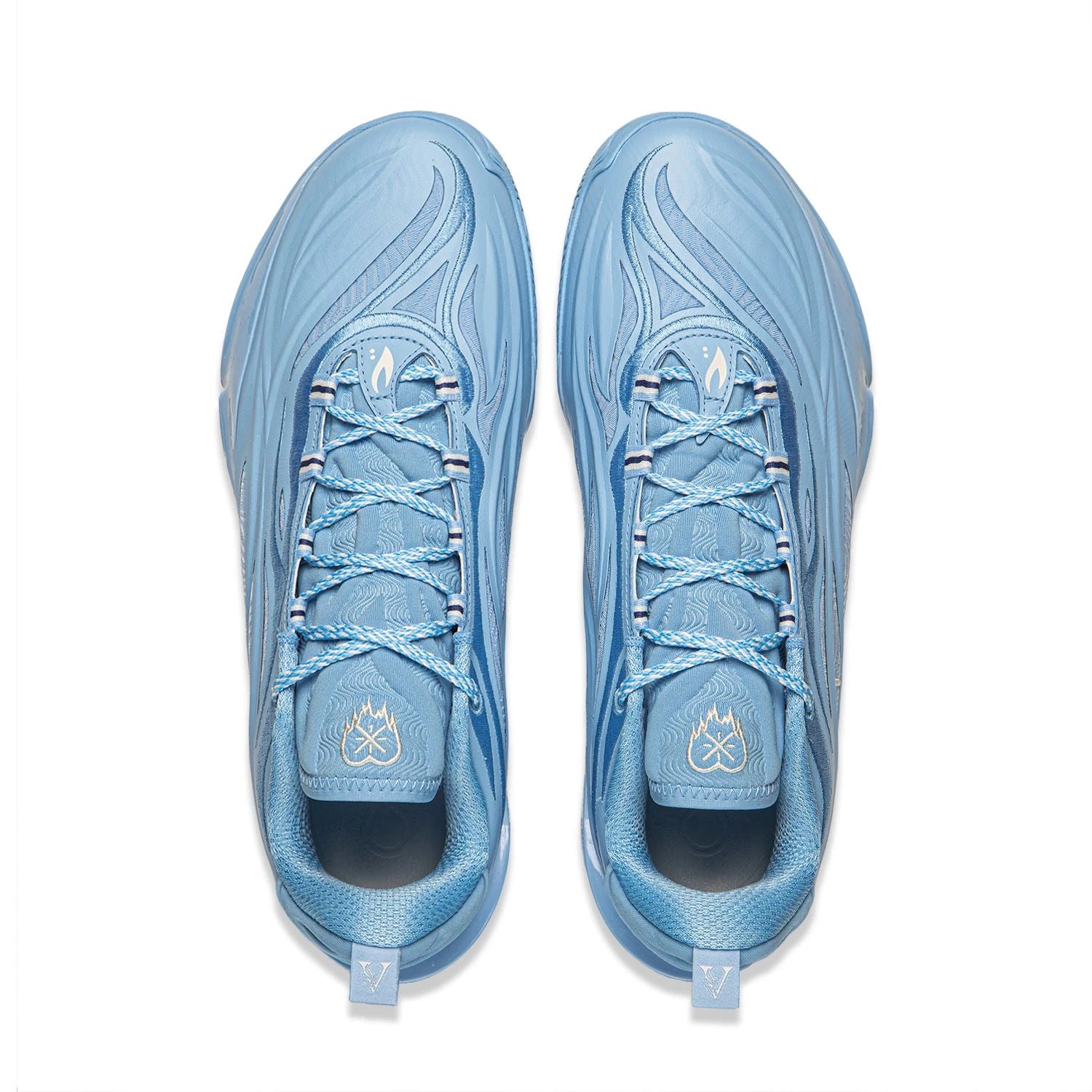 EU43 2/3 LI-NING Wade 808 5 Ultra V2 Chaussures de basket professionnel pour homme intérieur et extérieur - Bleu marine clair