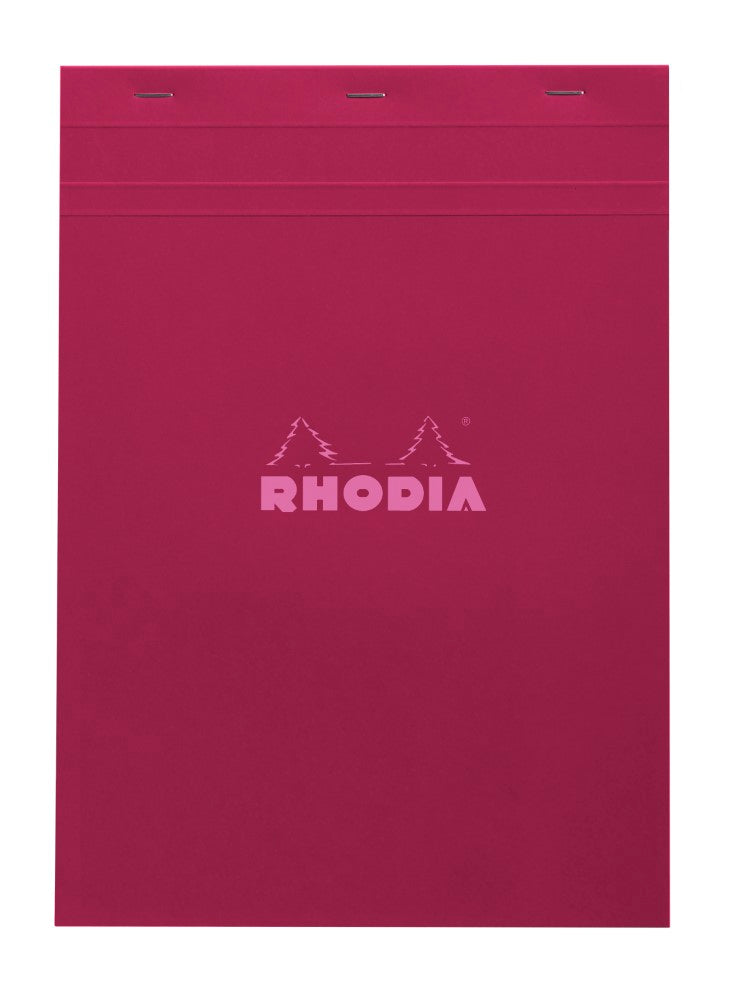 CLAIREFONTAINE Rhodia bloc agrafé COULEURS N°18 5/5 80 feuillets microperforés, couvertures assorties