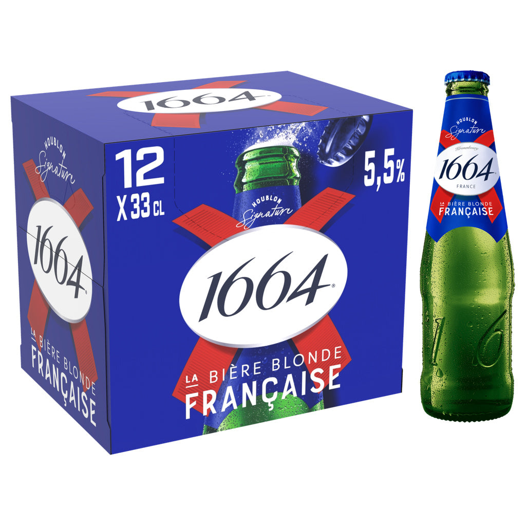 1664 Biere Blonde 5,5° 12X33Cl