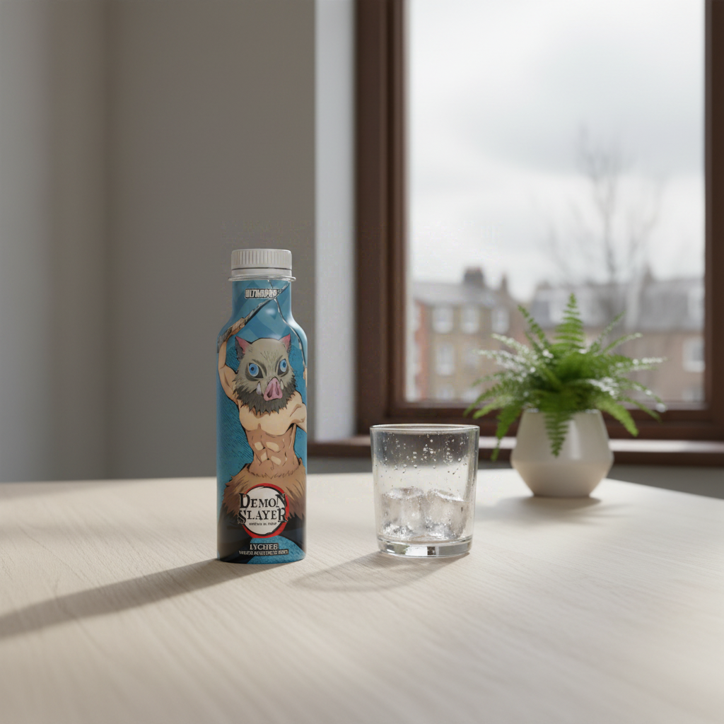 Ultra Pop - Demon Slayer: Kimetsu no Yaiba - Inosuke - Boisson aromatisée jus de fruit saveur litchi - 33cl