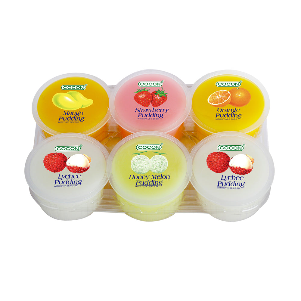 Cocon Assortiments de pudding avec nata de coco - 480 g