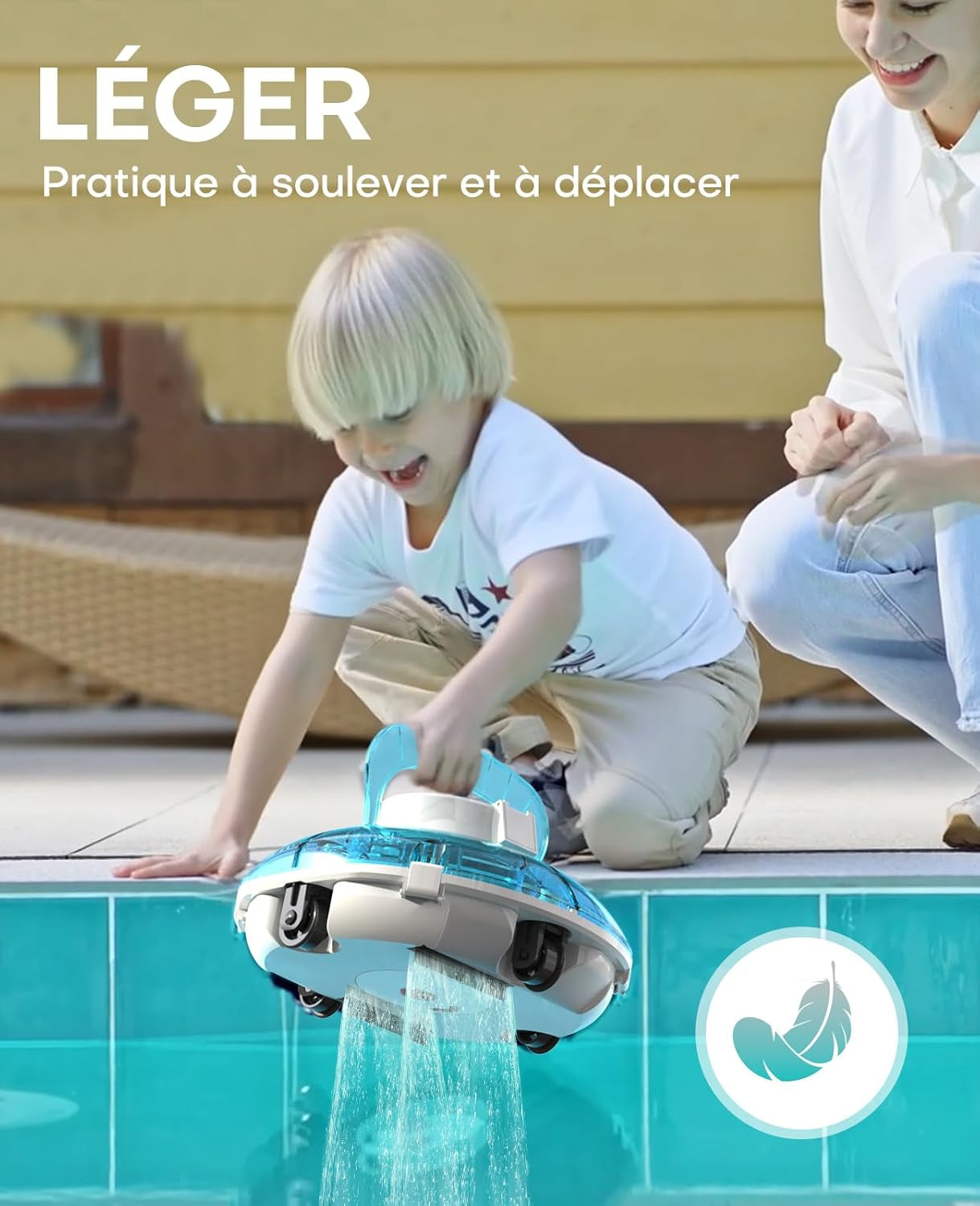 WYBOT WINNY 200 Autonomie de 75 min double filtration