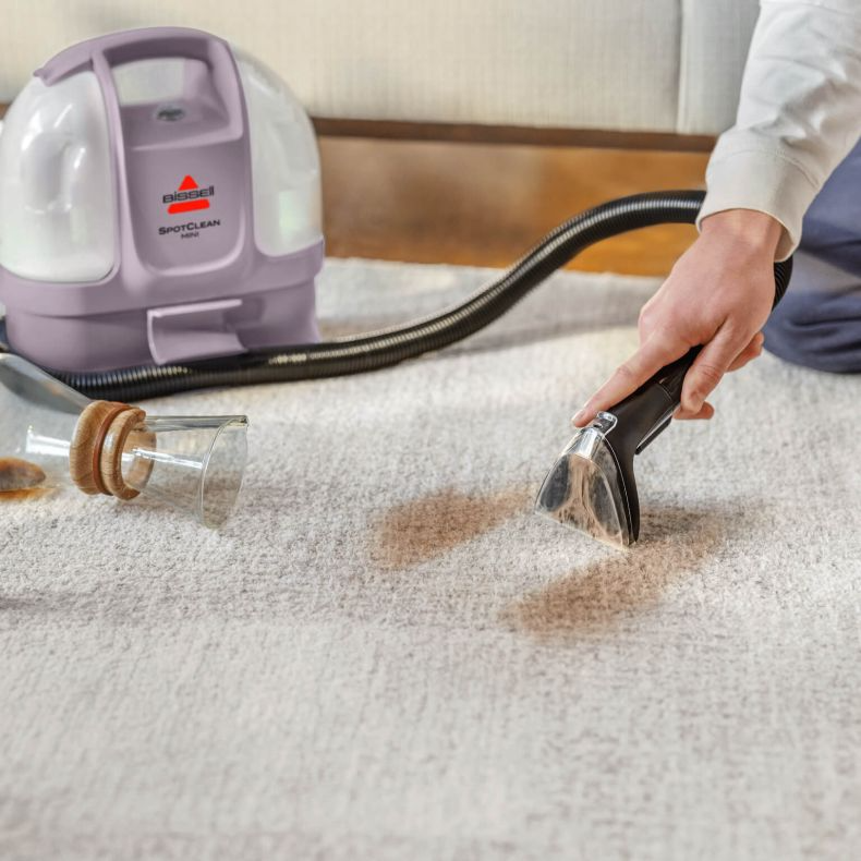 BISSELL Aspirateur Laveur Tissus Portable Spotclean Mini Violet
