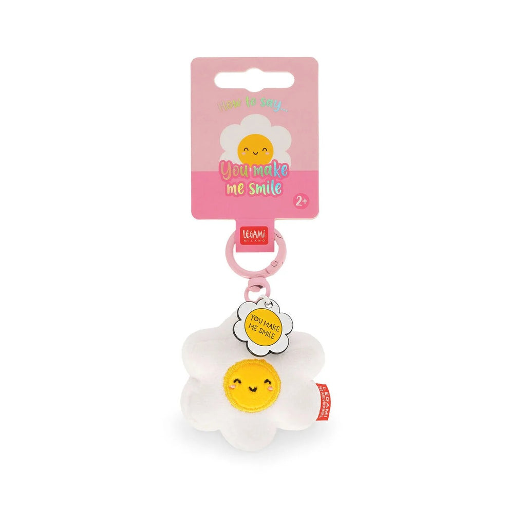 Legami Porte-clés en peluche Daisy – Mini, super doux, 11 cm