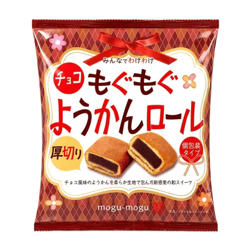 Todaya Rouleau de yokan vapeur au chocolat Mogu Mogu 168 g