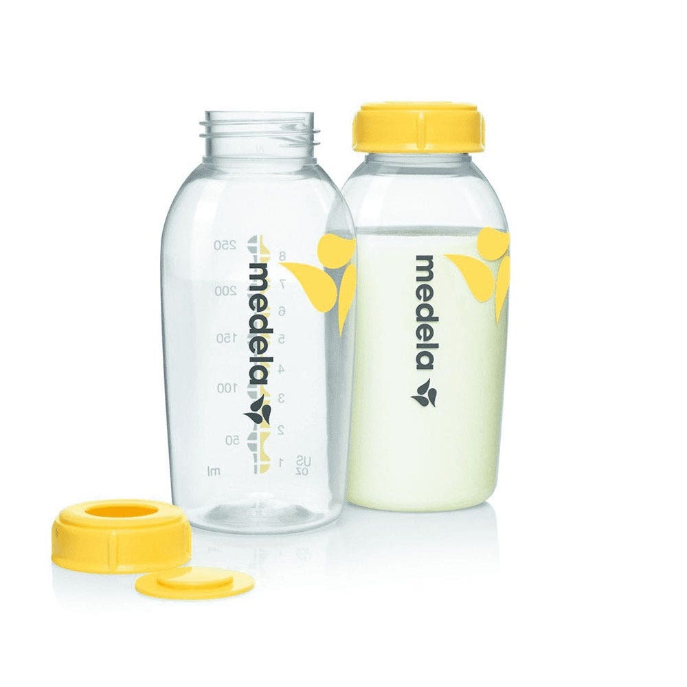 MEDELA - Biberons de recueil du lait maternel, 250 ml, lot de 2
