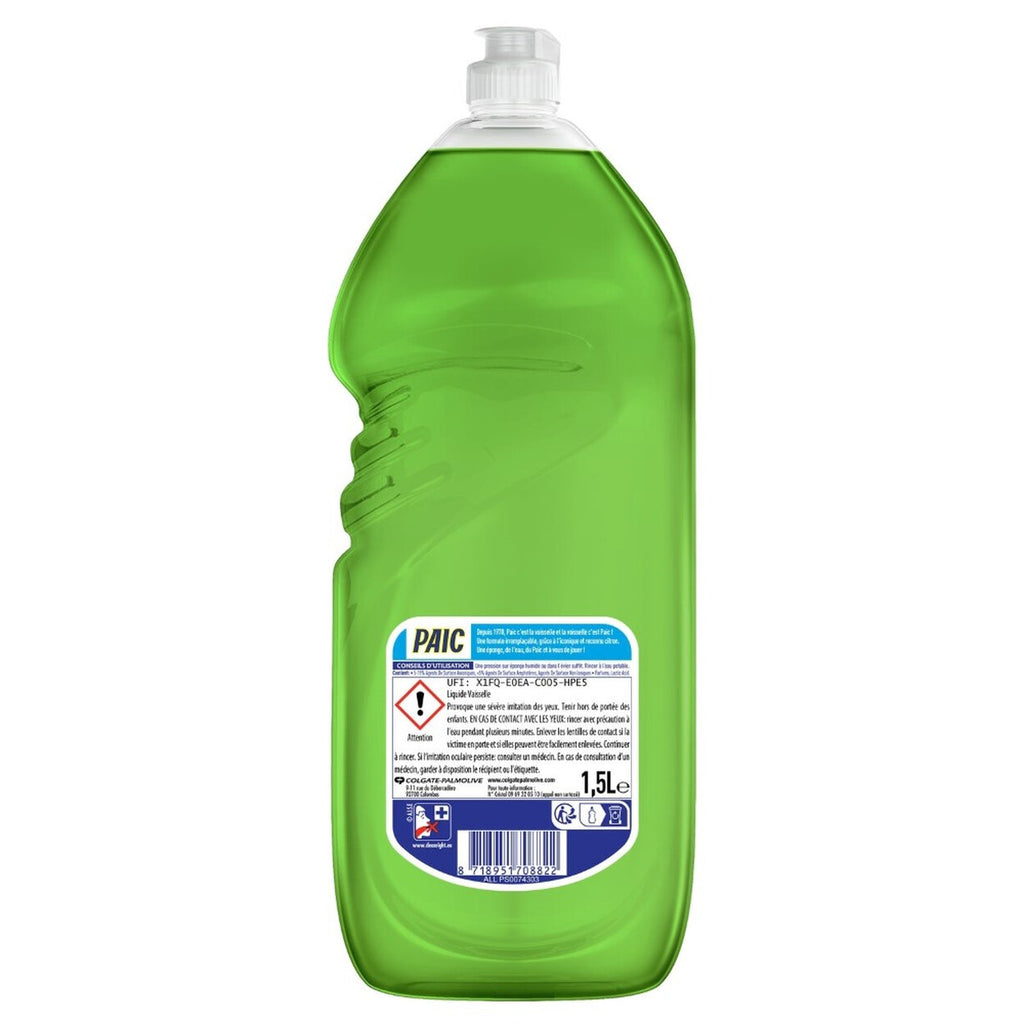 Paic - Liquide Vaisselle - Citron Vert - 4 x 1,5 L (= 6 L)