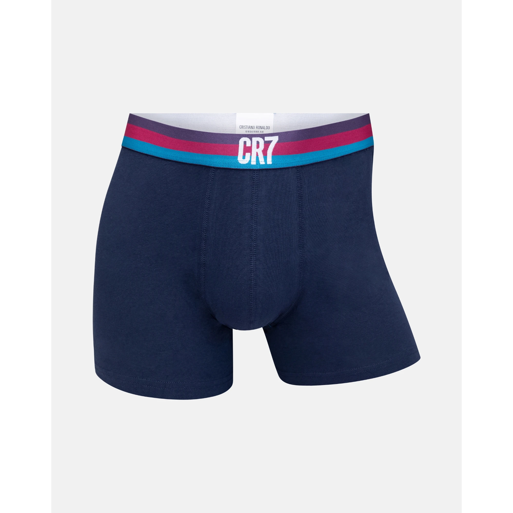 CR7 Lot de 6 boxers courts Noir/Bleu marine/Gris
