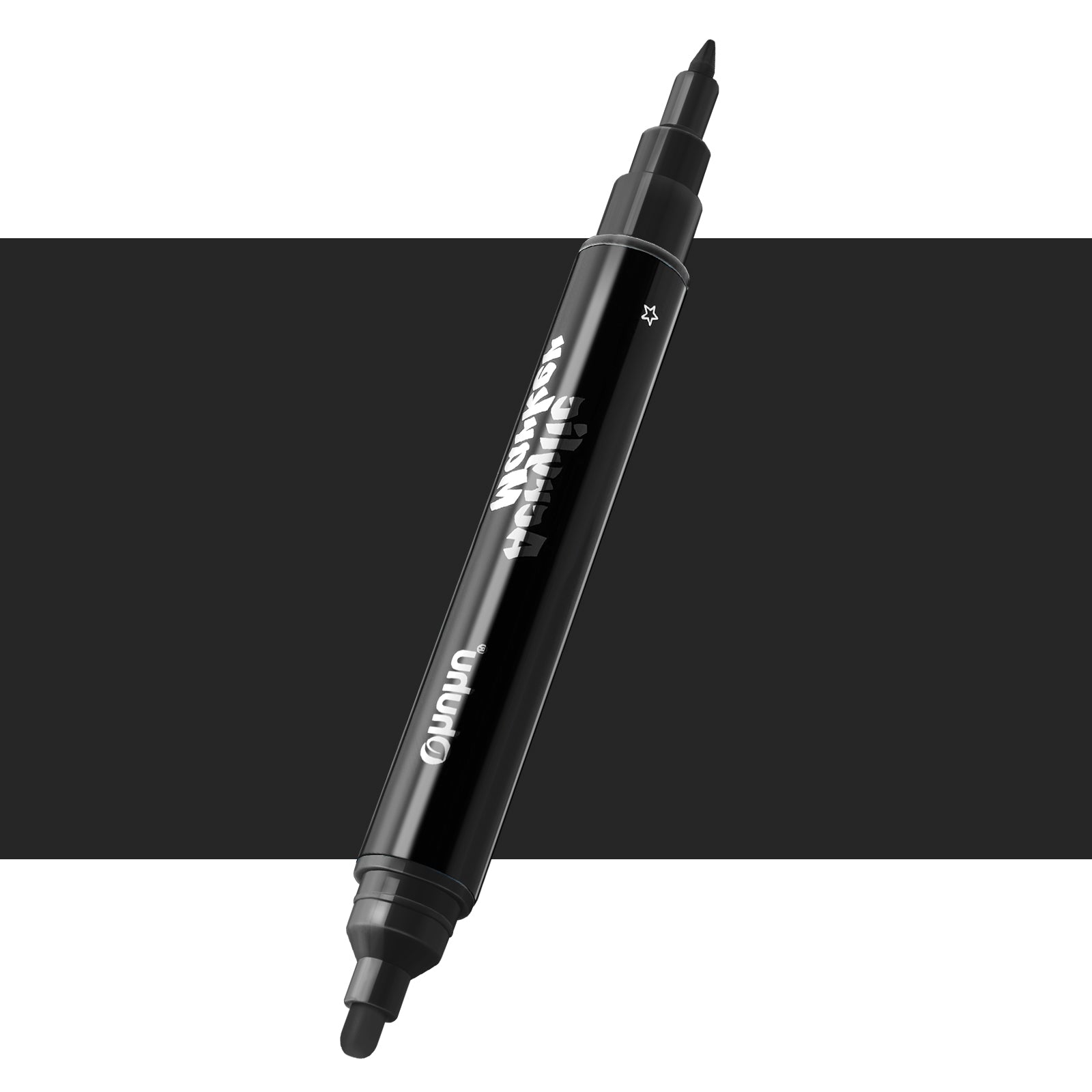 Stylo acrylique individuel couleur noire