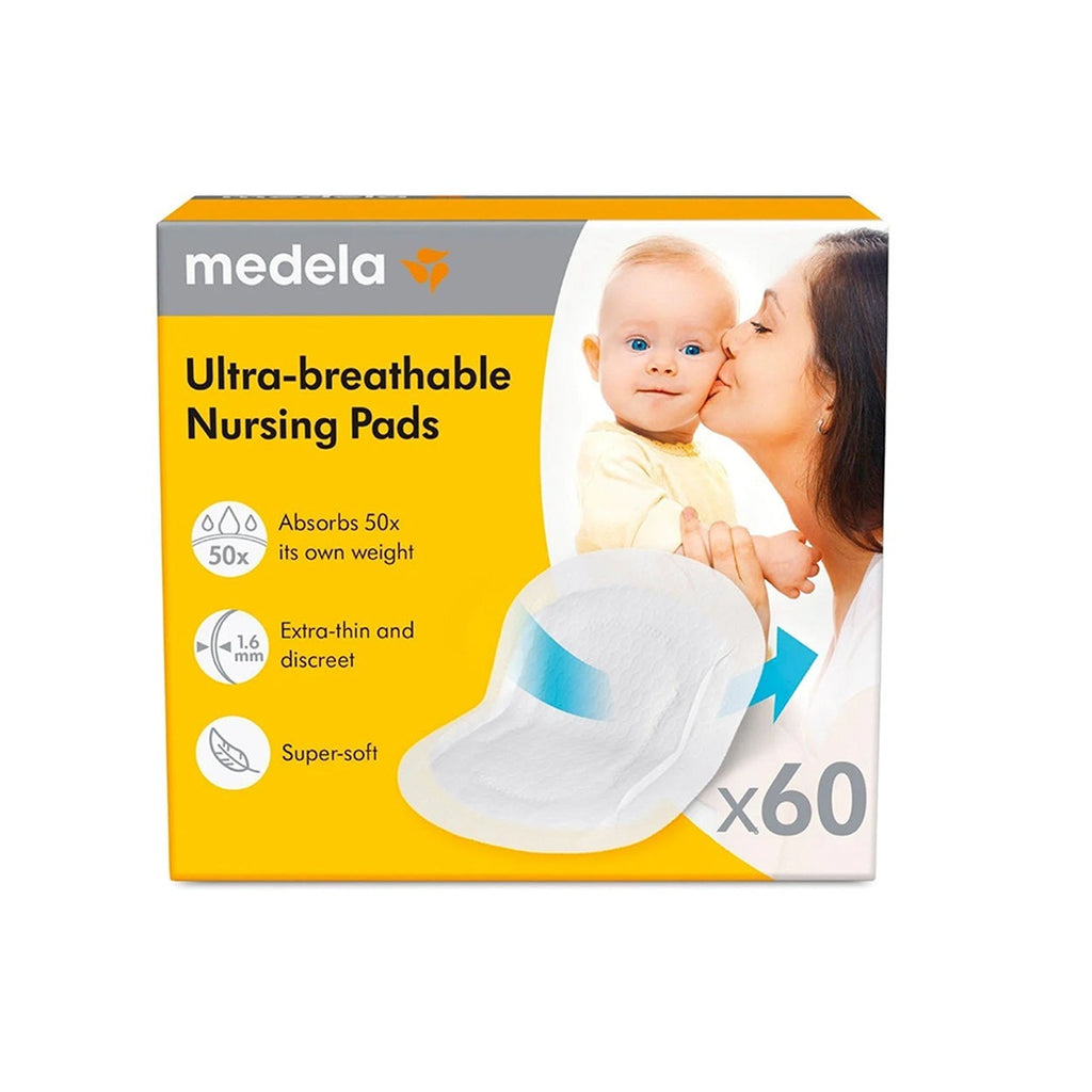 MEDELA Ultra-Breathable - Coussinets d'allaitement jetables, lot de 60
