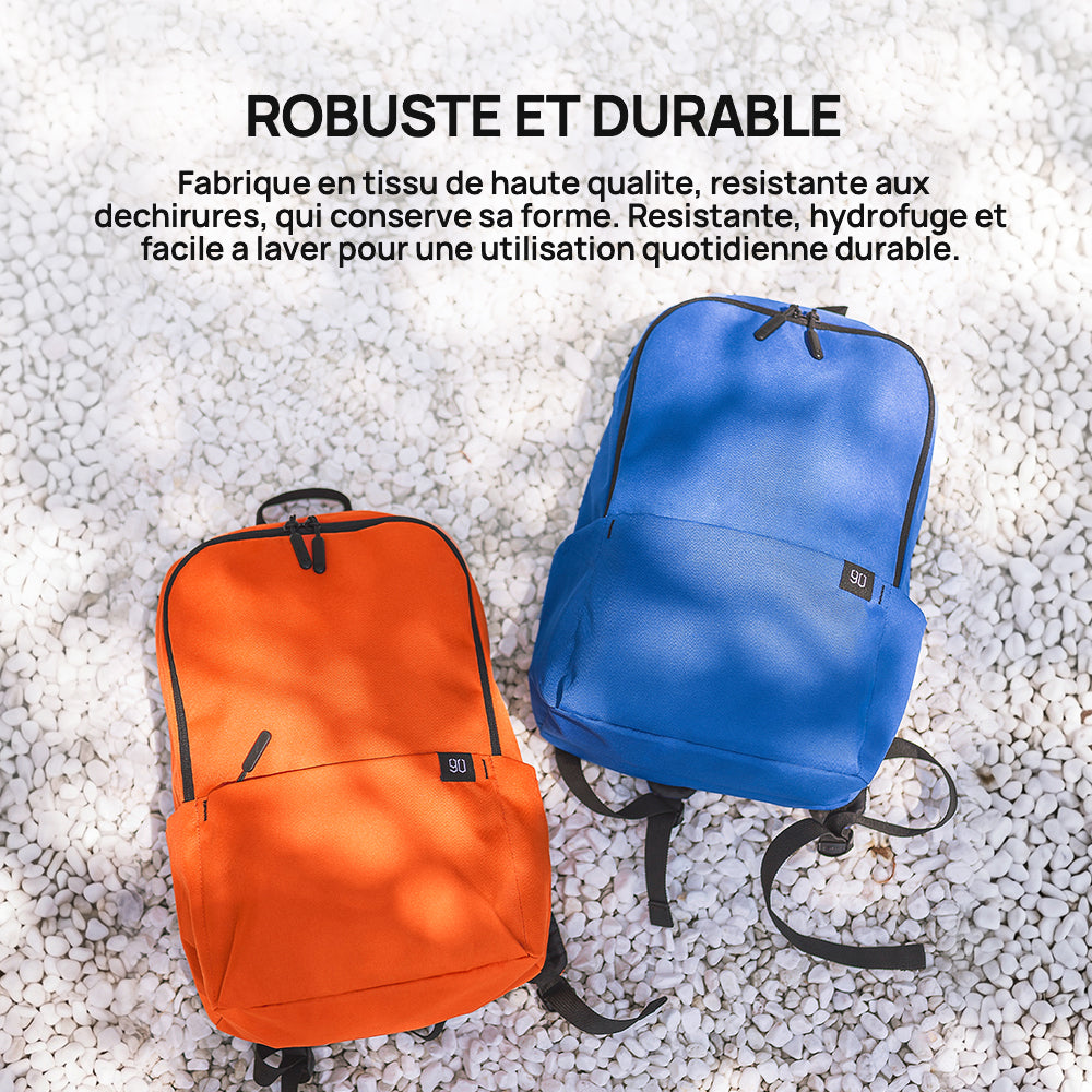 NINETYGO Tiny Sac à dos 12 L - Bleu - Ultra léger (194 g) - Design minimaliste - Polyvalent - Grande capacité