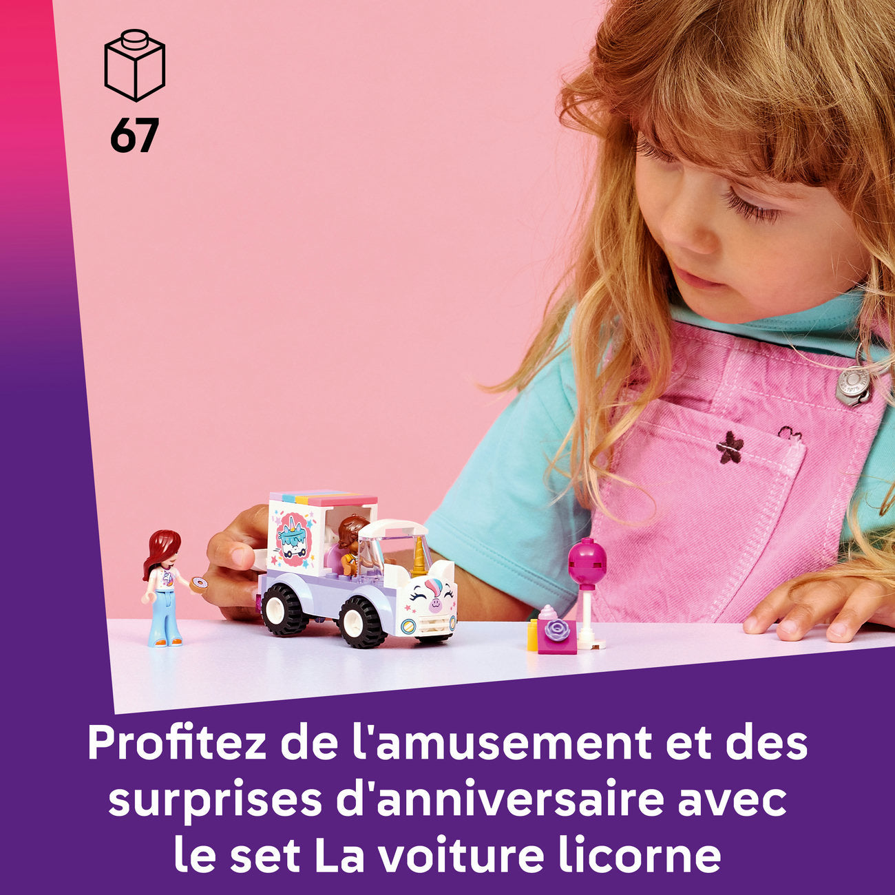 LEGO Friends 42675 Voiture de livraison du gâteau licorne