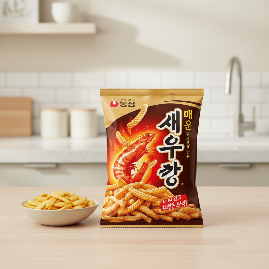 Nongshim Chips de crevettes épicés - 75 g