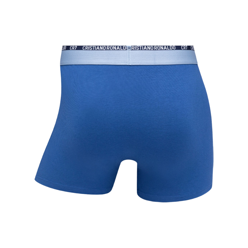 CR7 Lot de 6 Boxers Noir/Bleu/Bleu Clair