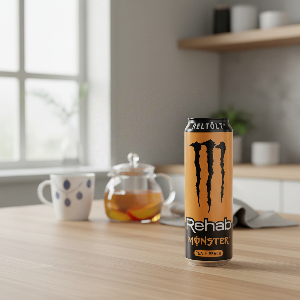 MONSTER Rehab Pêche - Pack 12 x 500 ml